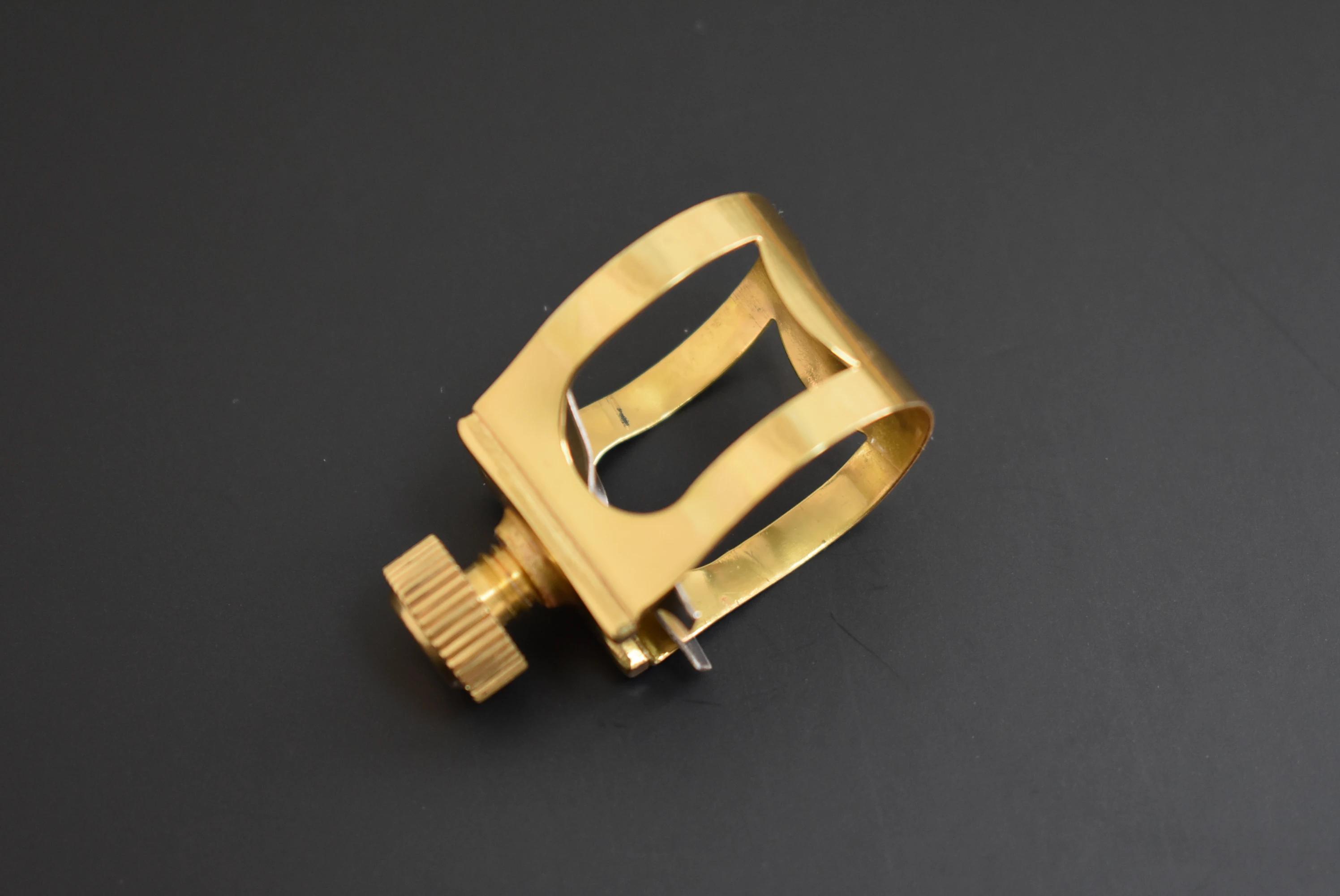 1 pcs saxofone metal flauta cabeça braçadeira alto alto instrumento universal acessórios - Image 1
