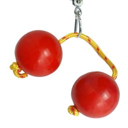Abs mão shaker bolas mão shaker bolas kashaka instrumento kashaka música ovo shaker africano chocalho aslatas bola rítmica - Image 1