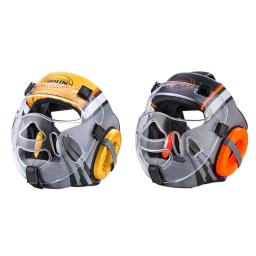 Capacete de Boxe com Máscara Plástica para Adultos e Crianças, MMA Muay Thai Kick Boxing, Capacete de Boxe com Máscara Plástica, MMA Muay Thai Kick Boxing, Sanda - Image 4