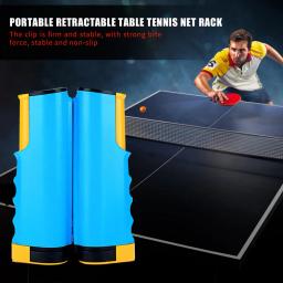 Portátil tênis de mesa treinamento Net Rack, retrátil Ping Pong, equipamento de exercício para iniciantes, Anywhere retrátil Rack - Image 3