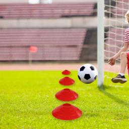 Agility Training Cone Disco Set, Cones Pires, Marcador Exercício Espaço Bucket, Equipamentos Esportivos, Clube de Futebol, Sinal De Trem, 10Pcs - Image 4