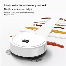 Xiaomi mijia varrendo robô totalmente automático 3 em 1 varrer aspirador de pó esfregando o chão casa inteligente rc robô vassoura inteligente - Image 3