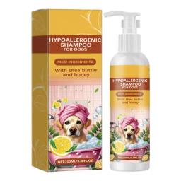 Pet Grooming Shampoo para Gatos e Cães, Remove ácaros, Flea Desodorizante, Reduzir Coceira, Anti Flea, Cabelo Suave - Image 1