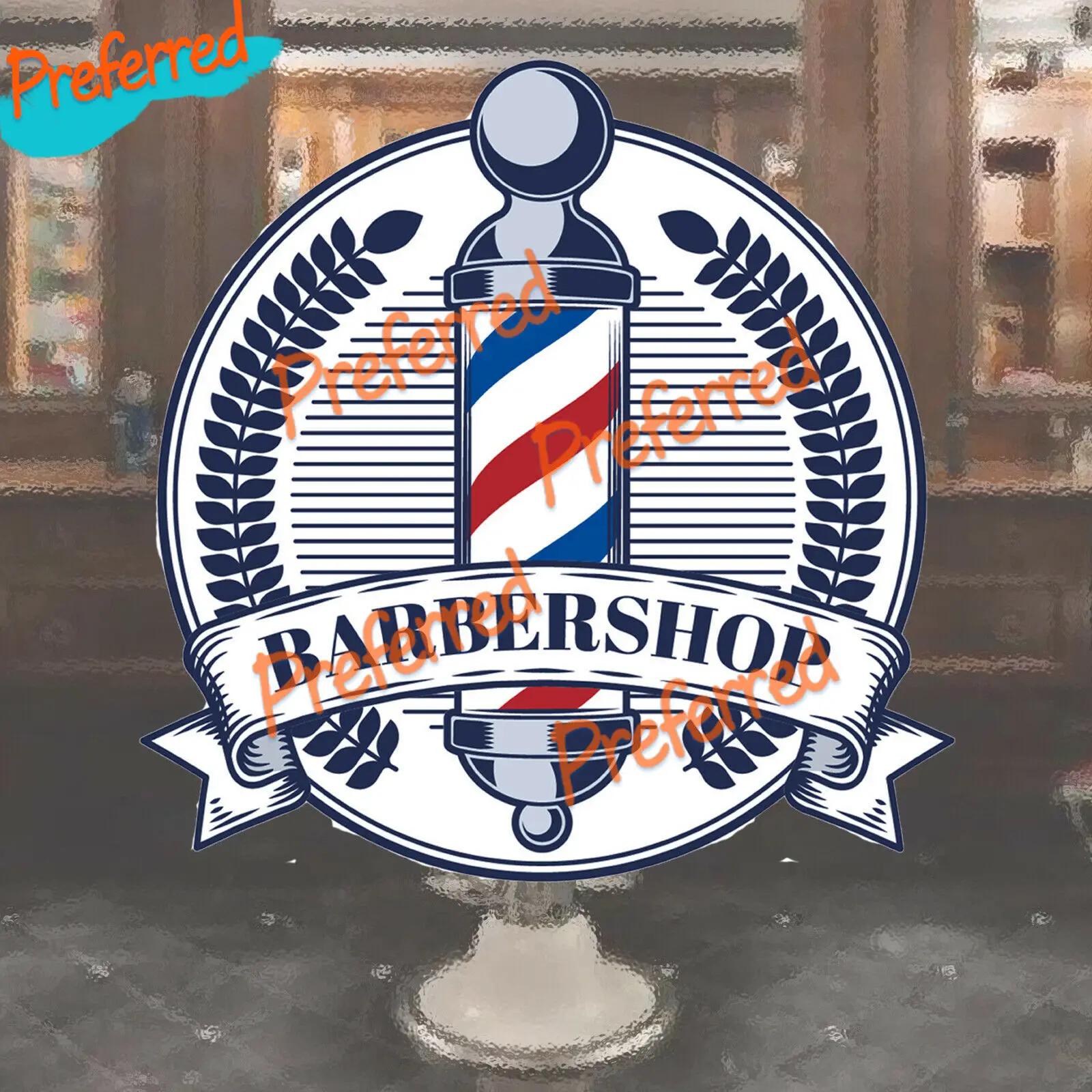 Adesivo de parede vintage para barbearia e janela, decalque de alta qualidade, vitrine adesiva, cabelo profissional, 2022 - Image 1