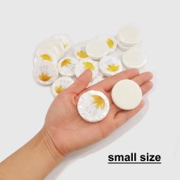 Round Soap for Travel, Mini Size, Hotel, Atividades ao ar livre, Camping, Caminhada, Atacado, Frete Rápido Grátis, 10g, 0,35 onça, 30 Pc Box - Image 3
