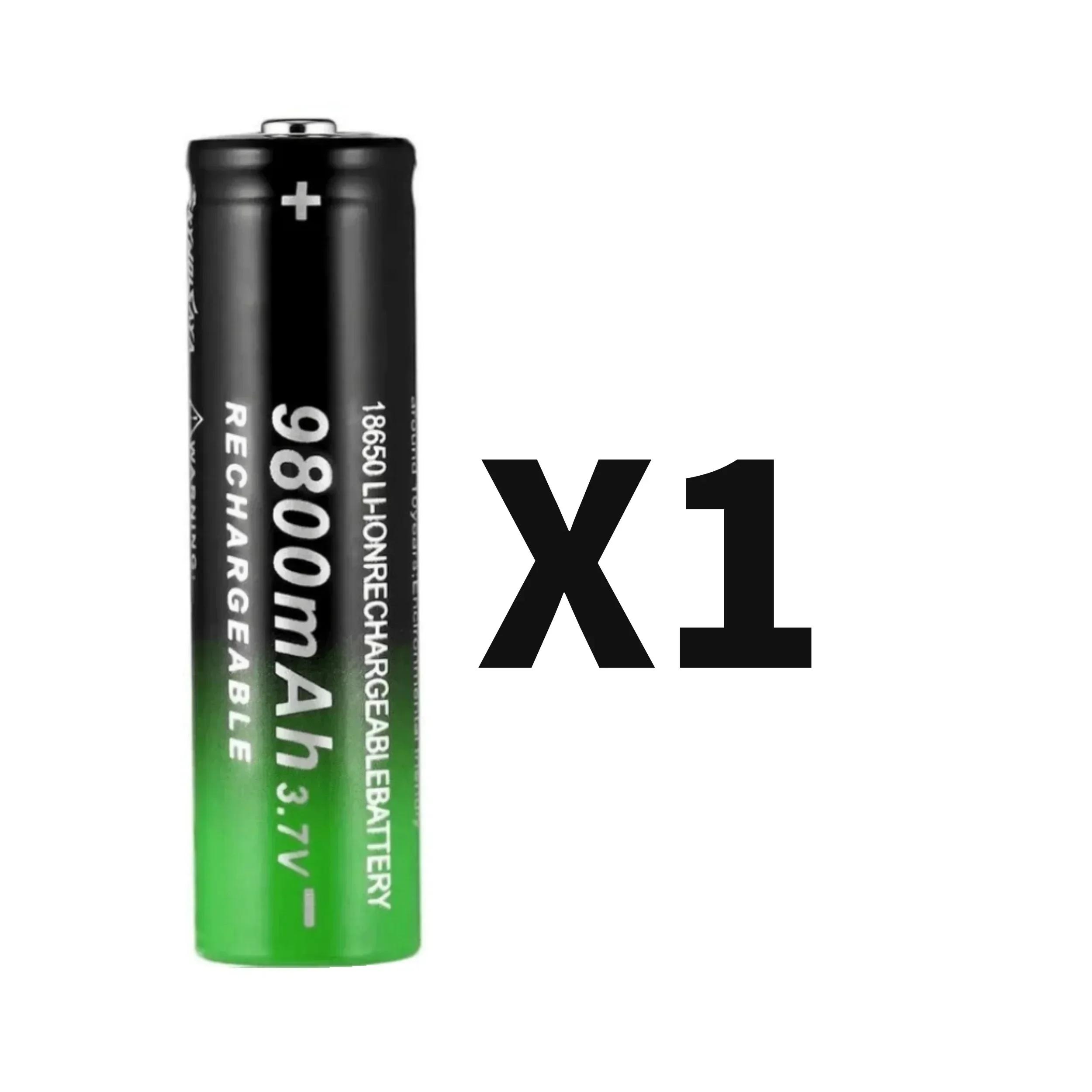 Nova bateria de íon de lítio 18650 9800mAh bateria recarregável 3.7V, adequada para lanternas LED ou baterias de equipamentos de brinquedo - Image 1