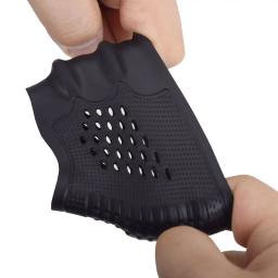 Capa anti-derrapante para glock 17 e 19 pistola, acessórios de caça, punho de borracha tático, revista coldre - Image 5
