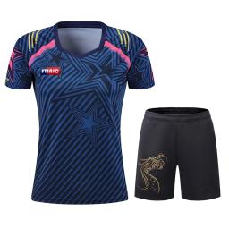 Camisa de tênis de mesa e shorts para homens e mulheres, camisas de campeonato, ping Pong ternos, campeonato, China, 2022 - Image 2
