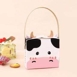 Animais de fazenda Vaca Festa Tratar Caixas, Goodie Candy Treat Caixas, Birthday Party Favor Caixas, Suprimentos Decoração, 12 Pcs - Image 3