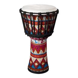 Goatskin Drumhead Djembe Drum, Art Patterns coloridos, 8 "Hand Drum, instrumento musical, grande presente para iniciantes, adultos e crianças - Image 2