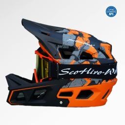 Ultraleve Full Face Ciclismo Capacete para Homens e Mulheres, MTB Downhill Capacete de Bicicleta, Motocicleta Bike Racing Kask - Image 4