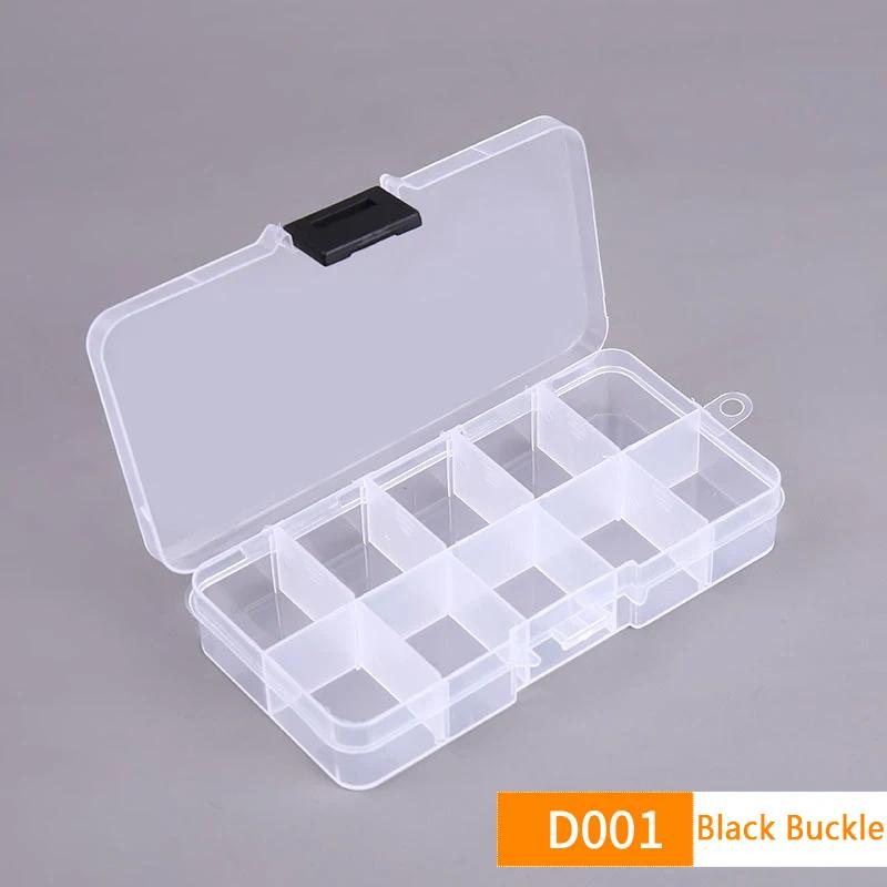 Caixas De Armazenamento De Jóias, Embalagem Ajustável, Transparente Ferramenta Caso Artesanato, Strass Organizador, Display Containers, Plástico - Image 1