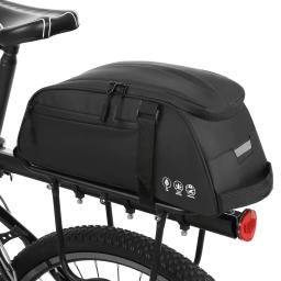 Impermeável bicicleta traseira Rack Bag, portador de bicicletas, ciclismo rack traseiro, grande capacidade, mountain bike - Image 1