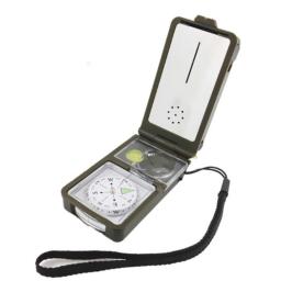 Kit bússola com luz LED, termômetro e higrômetro, ferramenta de sobrevivência ao ar livre, Camping e caminhadas bússola, 10 em 1 - Image 5