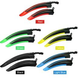 2 pçs universal ajustável mountain bike paralama asas conjunto dianteiro roda traseira da bicicleta lama de água guarda pára-choques acessórios ciclismo - Image 1