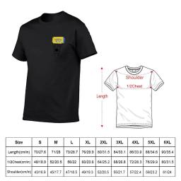 Doodlebob-T-shirt torcida preta para homens, top preto anime, roupas de verão - Image 5