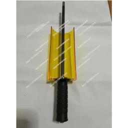 Kit de escova de cera de esqui eficiente com alça de eixo capa rolo escova snowboard manutenção escovas de depilação de esqui snowboard escova de depilação - Image 4