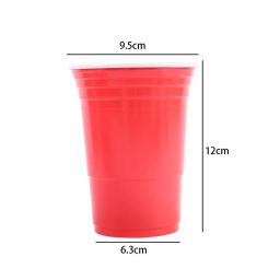 Copo plástico do suco, fontes do partido do agregado familiar, jogos do evento e do restaurante, pongue de cerveja, 450ml, 50 PCes pelo grupo - Image 6