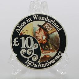 Moeda Comemorativa Alice no País das Maravilhas, Diamante, Medalha De Prata, Melhor Presente - Image 3