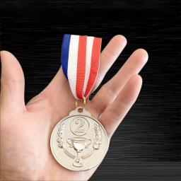 Prêmio medalha com fita cinta para esportes ao ar livre, vencedor de recompensa e competição de futebol, ouro prata bronze, 1-30PCs - Image 5