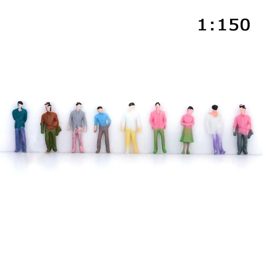Pessoas Figuras Modelo de Construção, Personagem DIY, Cor Misturada, ABS, Passageiros, Novo, 1:75, 1: 43, 1:30, 1:25, 10 Pcs, 20 Pcs, 25 Pcs, 50Pcs - Image 1