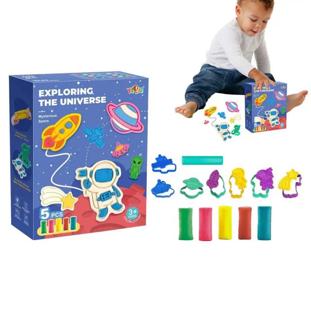 Argila de Modelagem Playdoh Colorida - Kit DIY Criativo Ultra Macio para Artes e Ofícios, Ideal como Presente