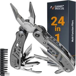 Portátil Multitool de Bolso para Sobrevivência ao Ar Livre, 420 Aço Inoxidável, Alicadores, Faca, Chave de Fenda, Camping, Caça e Caminhadas - Image 1