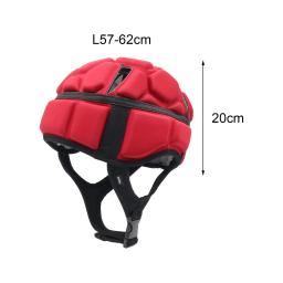 Premium rugby capacete esporte macio eva acolchoado headguard capacete respirável para futebol hóquei no gelo capacete de proteção - Image 5