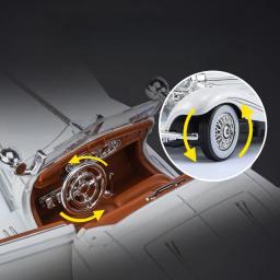 Mercedes-Benz-500K Brinquedo de carro vintage clássico para crianças, modelo diecast liga miniatura, coleção de som e luz, presente para meninos, 1:24 - Image 2