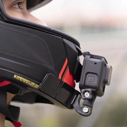 TUYU-Motocicleta Bicicleta Capacete Chin Mount, Câmera Acessórios, GoPro Max Herói, 12, 11, 10, 9, 8, Insta360, X4, X3, Um RS, X2, DJI AKASO - Image 3