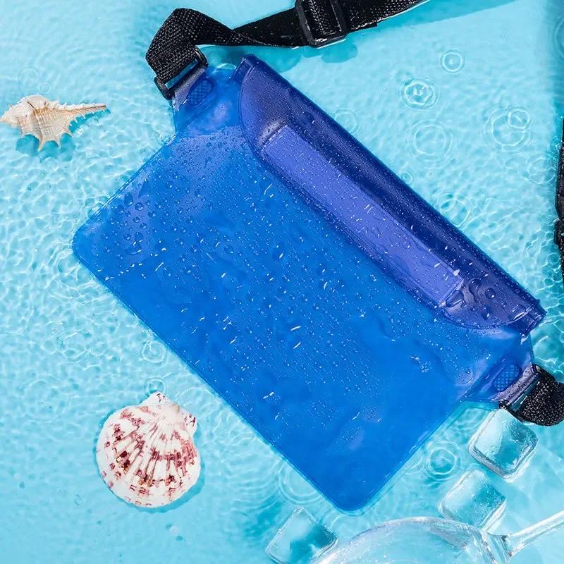 Saco de natação impermeável para celular, bolsa de ombro para mergulho, natação, esqui, mergulho, praia, barco, esportes aquáticos - Image 1