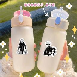 Anime PVC Adesivos de Jujutsu Kaisen, Yuji Itadori, Gojo Satoru Figura, Decoração, Mala, Scrapbooking, Laptop, Presentes DIY, 60 PCs/Set - Image 5