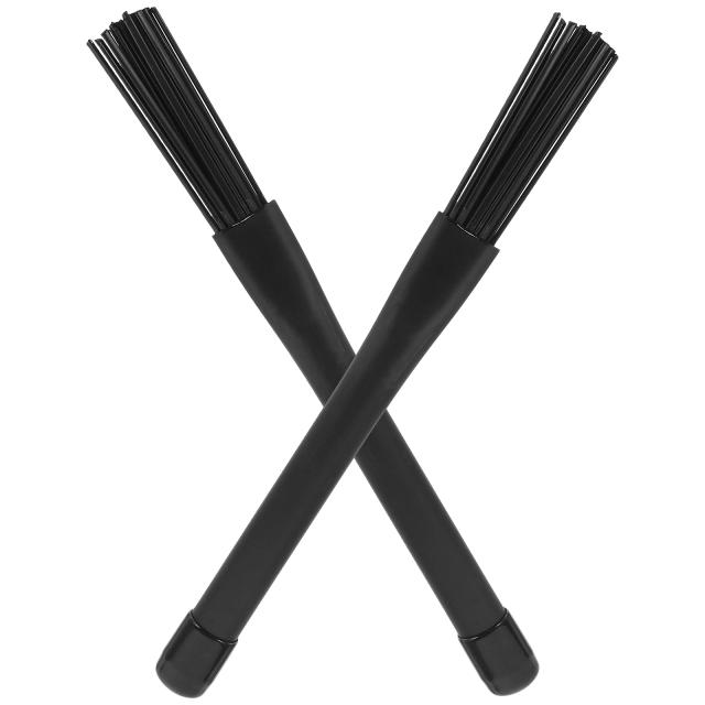 Conjunto de Escovas de Percussão Telescópicas para Bateria Jazz - 1 Par com Alça
