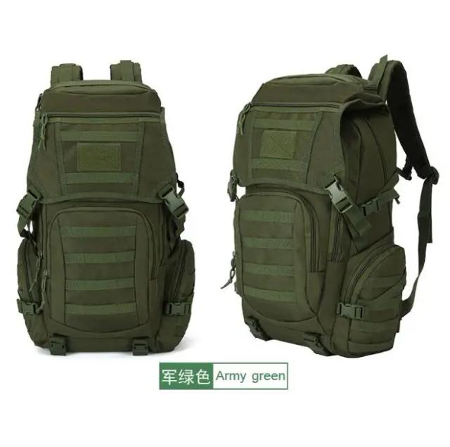Mochila Tática Militar 40L Impermeável para Atividades ao Ar Livre: Pesca, Caça, Escalada e Camping