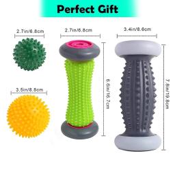 Rolo de pé para fascite plantar e massageador de pés de neuropatia para alívio de fascite plantar ferramenta de reflexologia de neuropatia - Image 6