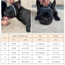 Cão de estimação focinhos buldogue francês ajustável focinho boca do cão máscara respirável focinho para anti parar ladrar suprimentos evitar morder - Image 3