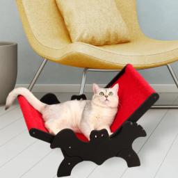 Cadeira Lounge Elevada para Animais de Estimação, Cama para Cães e Gatos, Cadeira - Image 3