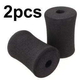 Almofada de espuma para banco de peso, substituição de rolos pretos, funcional para ginástica e exercícios em casa, 1 par - Image 4