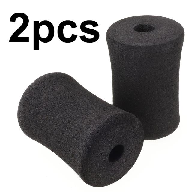 Almofada de espuma para banco de peso, rolamento preto para ginástica e exercícios em casa, par funcional e confortável