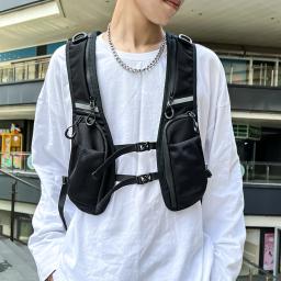 Bolsa de telefone de armazenamento reflexiva tática, suporte funcional do telefone leve, colete mochila, colete de trabalho para ciclismo e corrida - Image 2