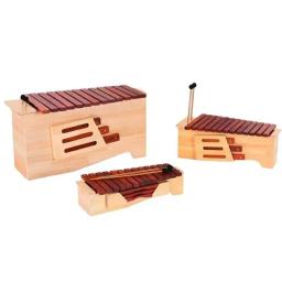 Glockenspiel Xilofone Infantil, Instrumento de Percussão Montessori, Baixo, 13 Tons - Image 1