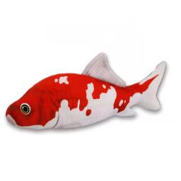 Brinquedo de pelúcia recheado para gato, Interativo Pet Chew Toy, Travesseiro de entretenimento de treinamento, 20cm, Peixe Simulação - Image 4