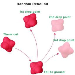 Silicone Hexagonal Reaction Ball, Adequado para Agilidade e Coordenação, Exercício e Treinamento de Fitness, Adequado para Crianças e Adultos, 68mm - Image 3