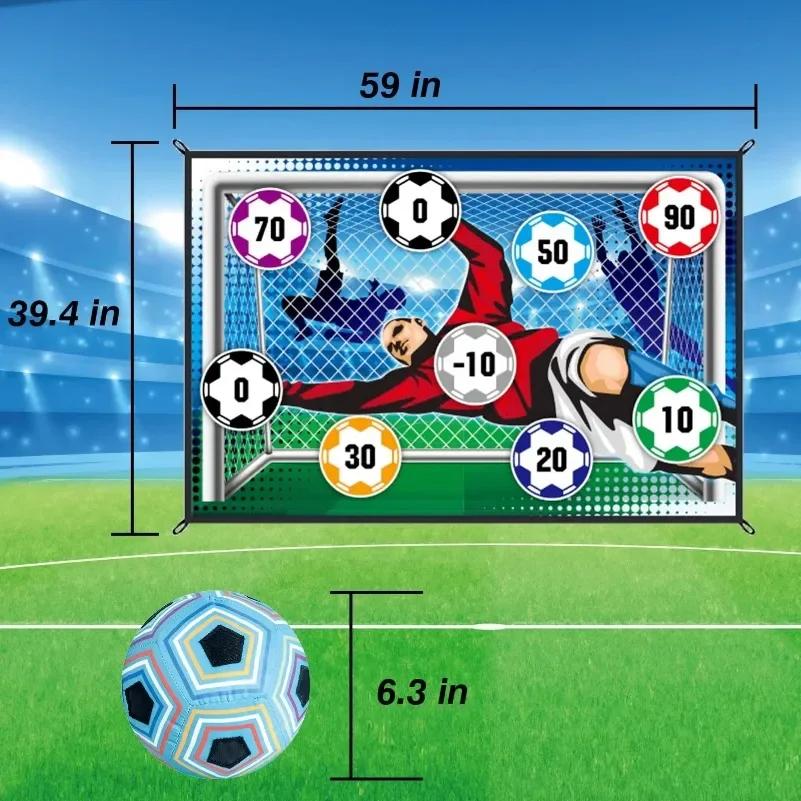 Conjunto de tapete de jogo de futebol ao ar livre indoor brinquedos de futebol multiplayer jogos de futebol competitivos crianças treinamento de futebol presentes do menino - Image 1