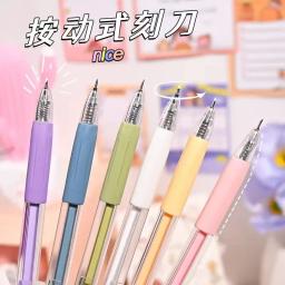 1/3/6/10 pçs kawaii arte utilitário faca caneta faca corte adesivos scrapbooking ferramenta de corte caixa expressa faca artesanato material escolar - Image 1
