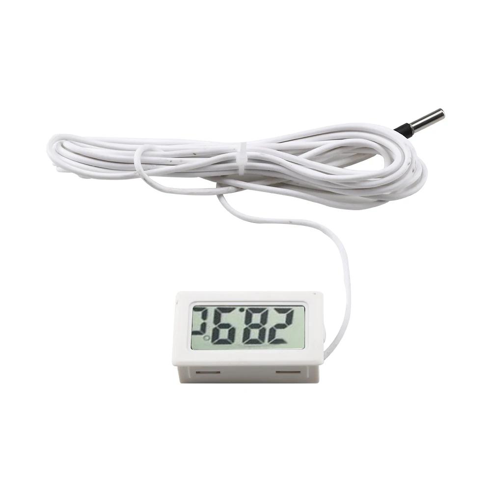 Termômetro digital para aquário, com sensor de temperatura e monitor digital lcd de 3m, para ambientes internos e externos, teste de temperatura para água, aquário - Image 1
