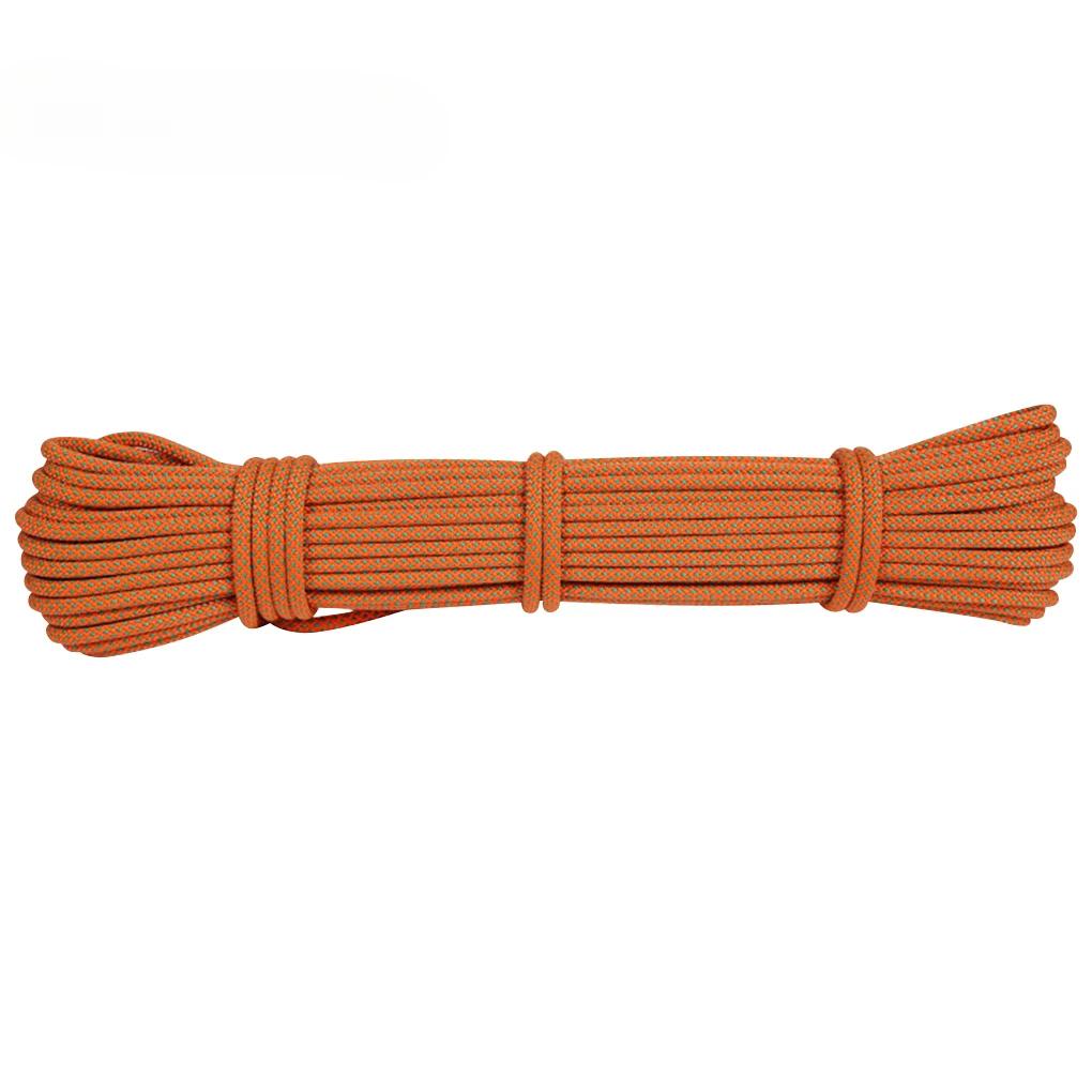 Corda de escalada portátil 6mm antiderrapante corda de downhill para sobrevivência pára-quedas cordão atividade ao ar livre acessório de sobrevivência - Image 1