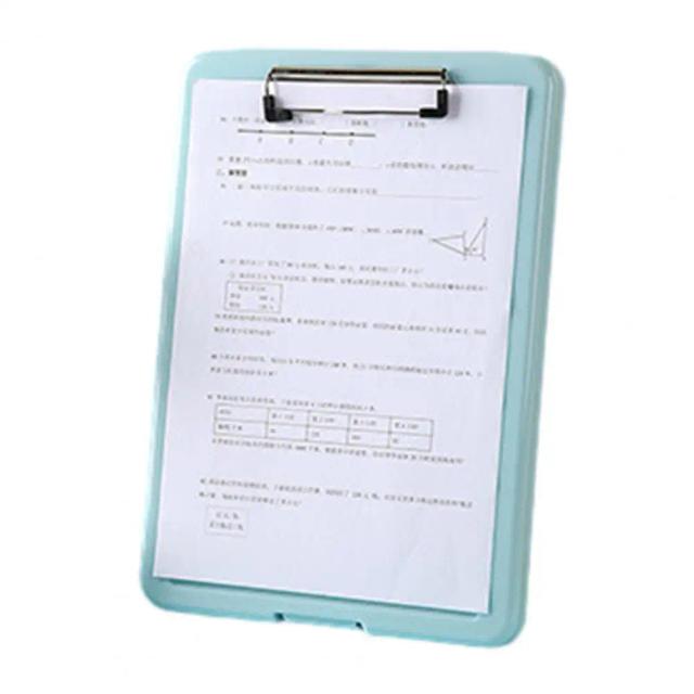 Caixa Multifuncional para Armazenamento de Documentos e Materiais Escolares com Prancheta A4