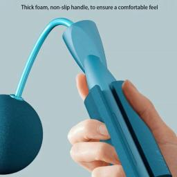 Corda de pular sem fio com bolas pesadas, esportes, treinamento fitness, musculação, velocidade rápida, corda de pular, equipamento de ginástica em casa - Image 4
