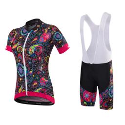 Mulheres Esportes Ciclismo Shorts Set, Bicicleta Jersey, Roupas de bicicleta, Treino, Fato de corrida, Ginásio Equipamento, Feminino - Image 2
